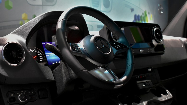2024 Mercedes-Benz eSprinter dashboard.
