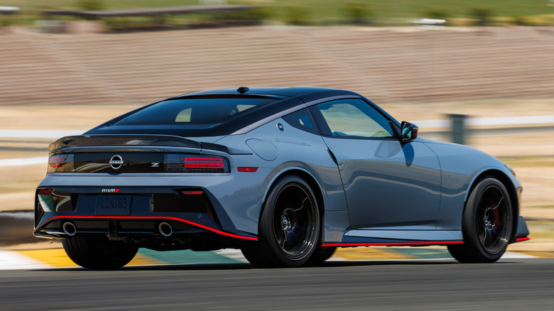 Nissan Z Nismo rear end driving