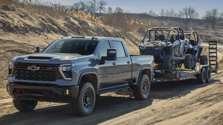 2024 Silverado HD ZR2 towing vehicles