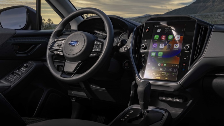 2024 Subaru Crosstrek driver's area