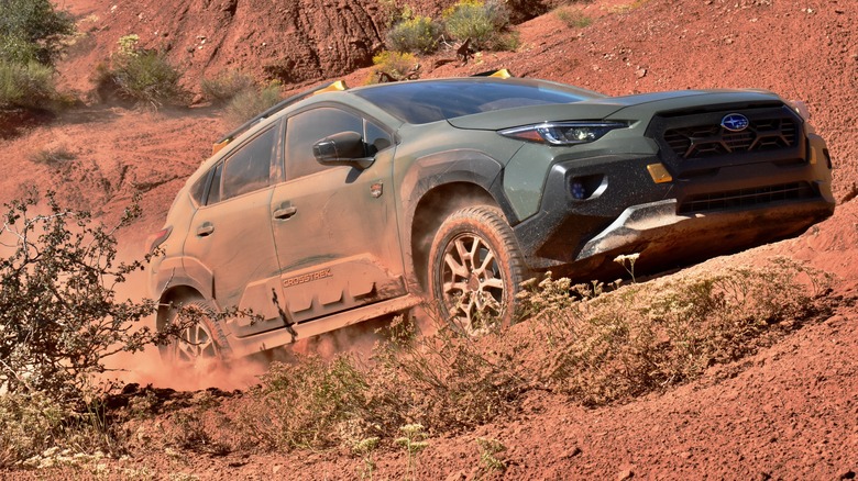 2024 Subaru Crosstrek Wilderness off-roading.