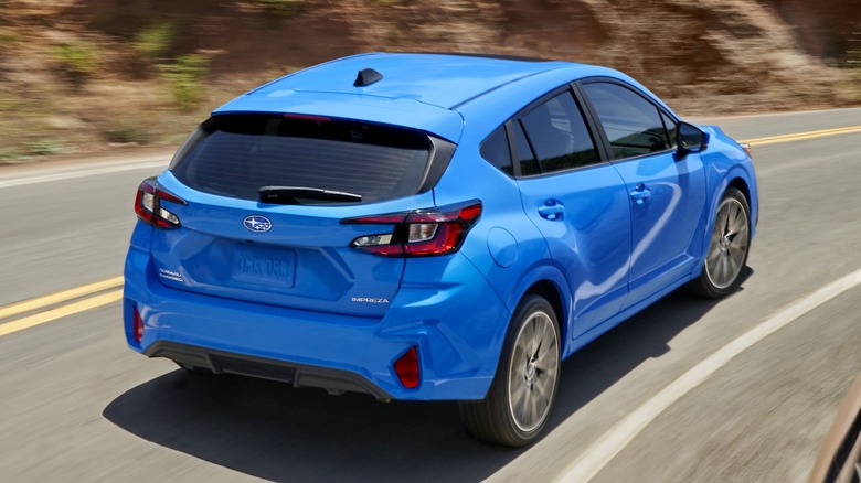 2024 subaru impreza sport blue