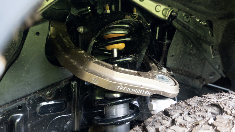 2024 Toyota Tacoma Trailhunter front suspension