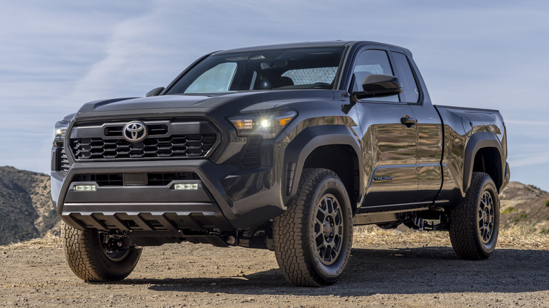 2024 Tacoma PreRunner parked front end