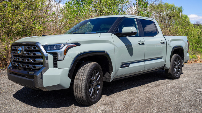 2024 Toyota Tundra Platinum parked