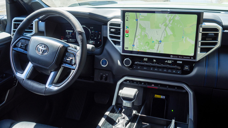 2024 Toyota Tundra Platinum dashboard