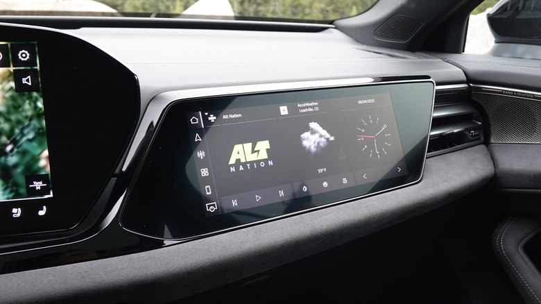2025 Audi S5 passenger dash touchscreen