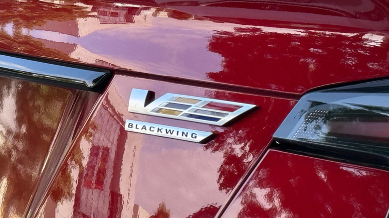 2025 Cadillac CT5-V Blackwing logo