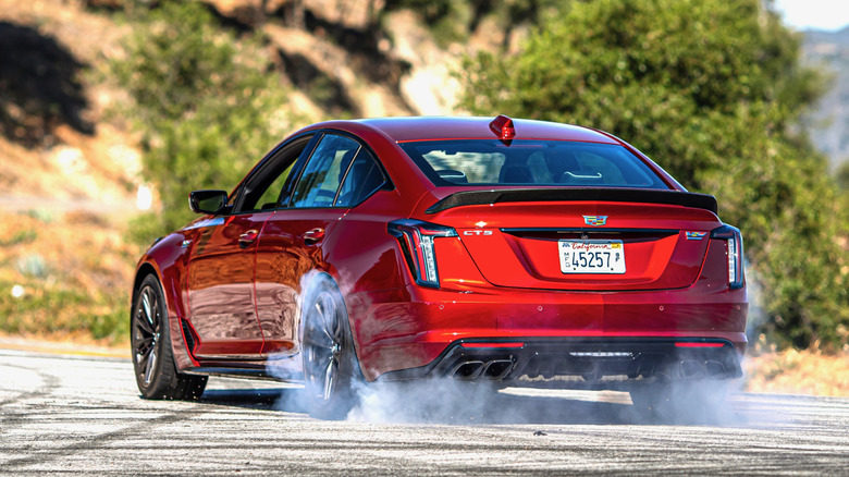 2025 Cadillac CT5-V Blackwing burnout