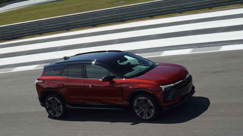 2025 Chevrolet Blazer EV SS on track
