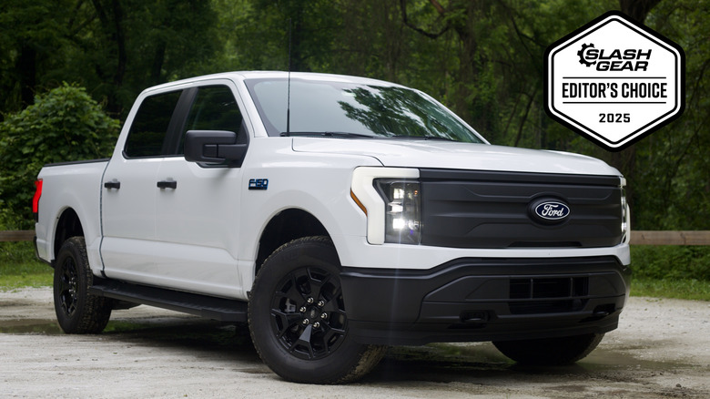 2025 F-150 Lightning front 3/4 view