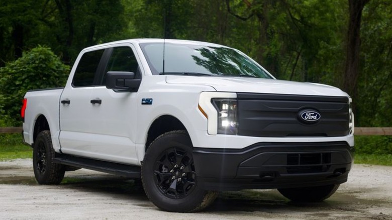 2025 F-150 Lightning front 3/4 view