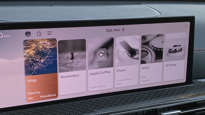 Genesis GV80 Coupe Screen