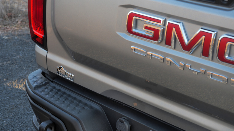 AEV badge on tailgate