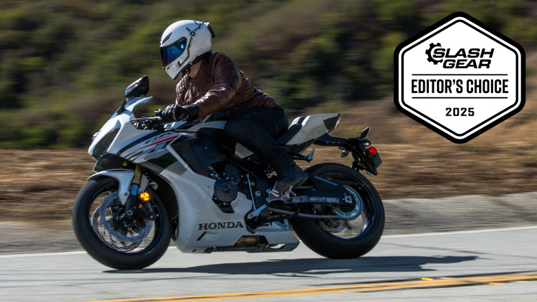 2025 CBR1000RR on Mullholland Highway in Los Angeles