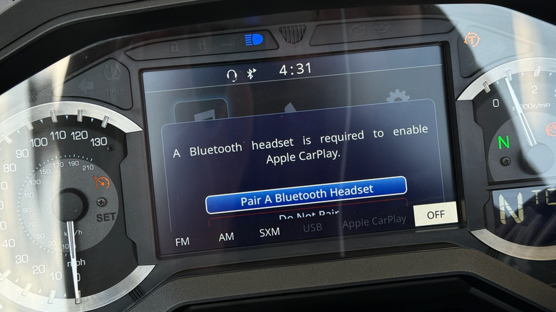 2025 Honda Gold Wing Bluetooth connection issues