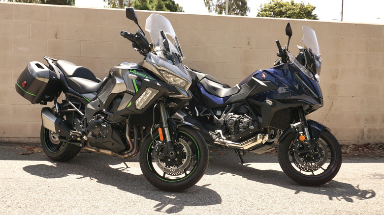 Kawasaki Versys 1100 and Honda NT1100