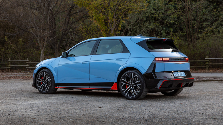 2025 Hyundai Ioniq 5 N in blue
