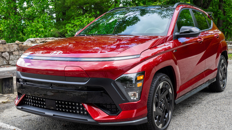2025 Hyundai Kona Electric N Line parked