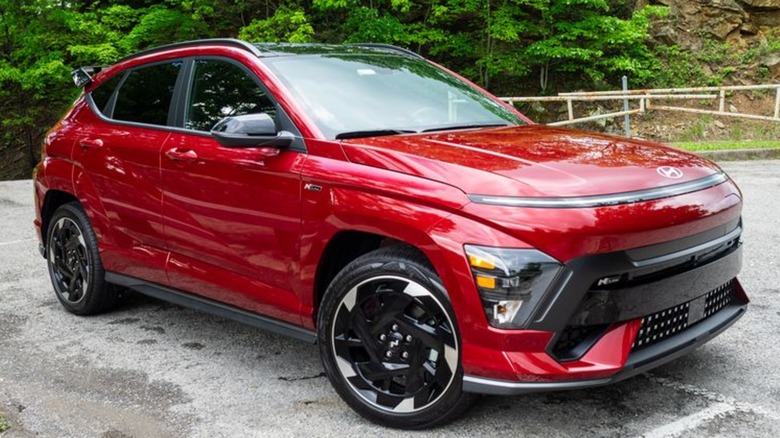 2025 Hyundai Kona Electric N Line parked