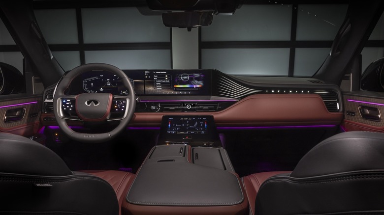 2025 Infiniti QX80 interior dashboard