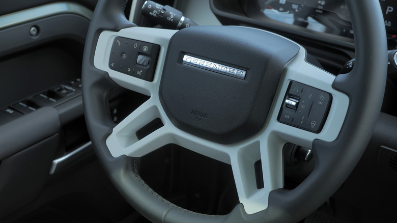 2025 Land Rover Defender 110 steering wheel