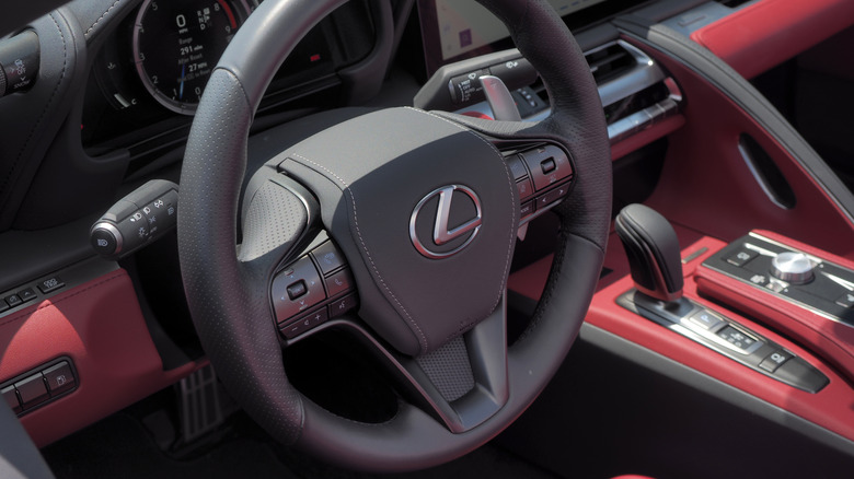 2025 Lexus LC 500 Convertible steering wheel
