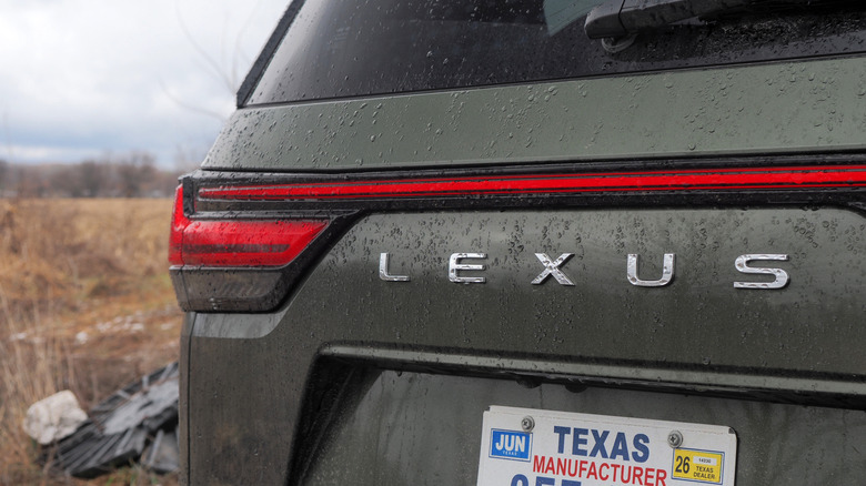 2025 Lexus LX 700h rear badging