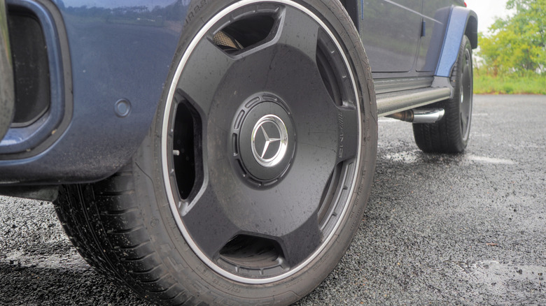 2025 Mercedes-AMG G 63 wheel close-up