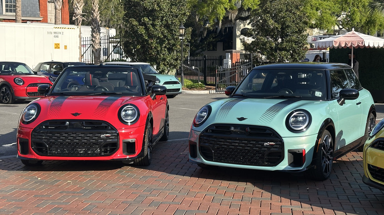 2025 Mini Cooper JCW convertible and hardtop