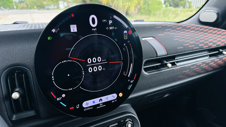 2025 Mini Cooper JCW dashboard