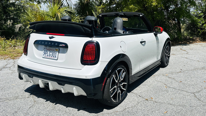 2025 Mini Cooper JCW convertible rear 3/3