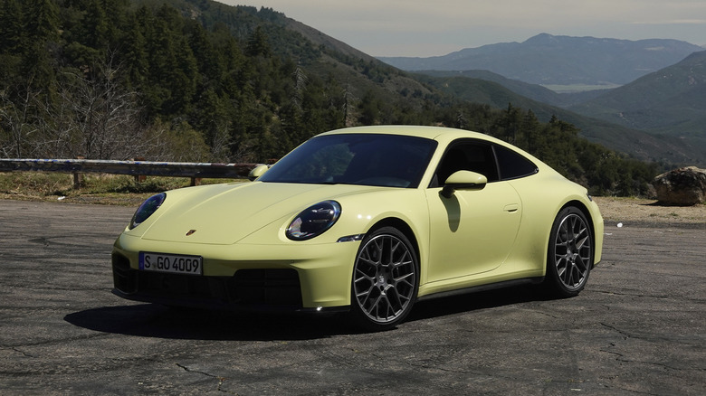 2025 Porsche 911 Carrera S front three-quarters