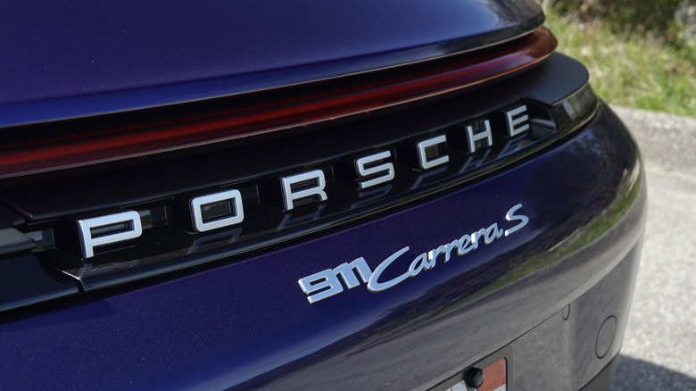 2025 Porsche 911 Carrera S Cabriolet rear badging