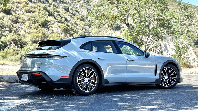 2025 Porsche Taycan Cross Turismo rear 3/4
