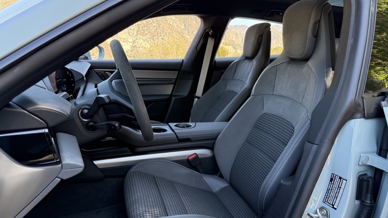 2025 Porsche Taycan Cross Turismo front seats