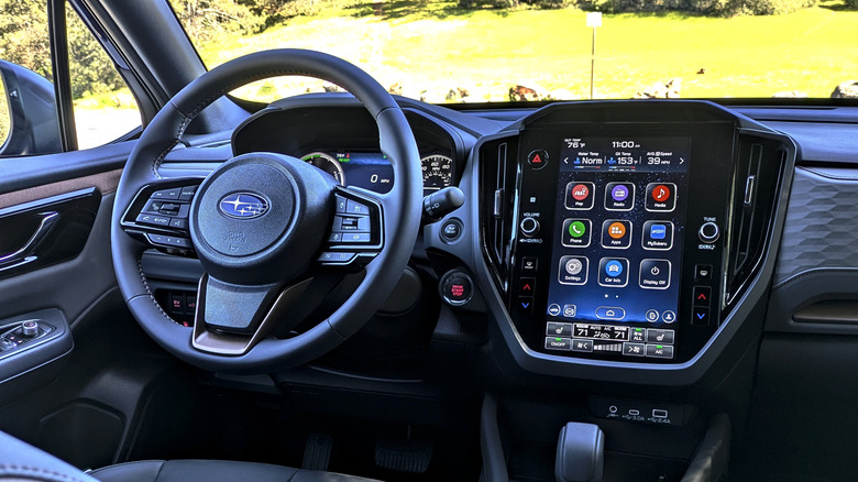 2025 Subaru Forester Hybrid dashboard.