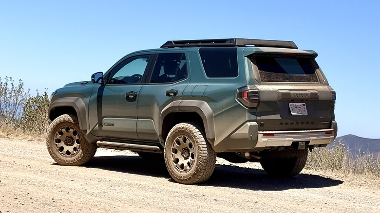 2025 Toyota 4Runner Trailhunter parked on a trail