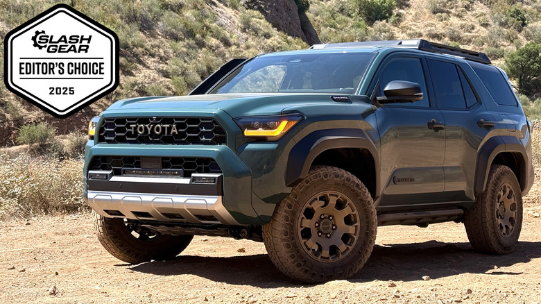 2025 Toyota 4Runner Trailhunter parked on a trail