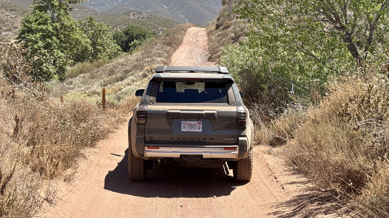 2025 Toyota 4Runner Trailhunter on an off-road trail