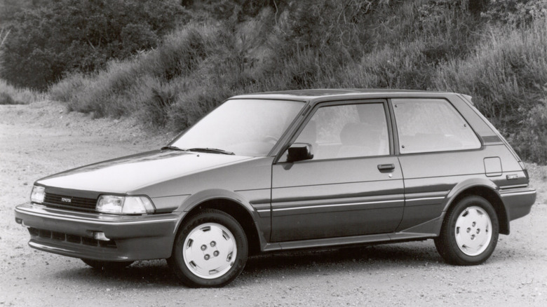 1987 Toyota Corolla FX16 parked
