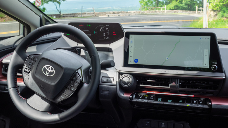 2025 Toyota Prius Plug-in Hybrid dashboard