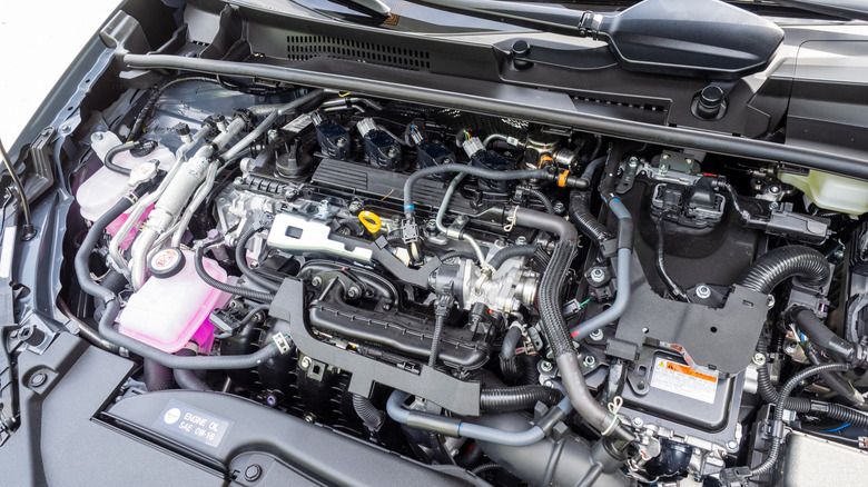 2025 Toyota Prius Plug-in Hybrid engine bay
