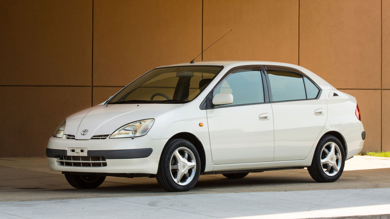 1997 Toyota Prius parked