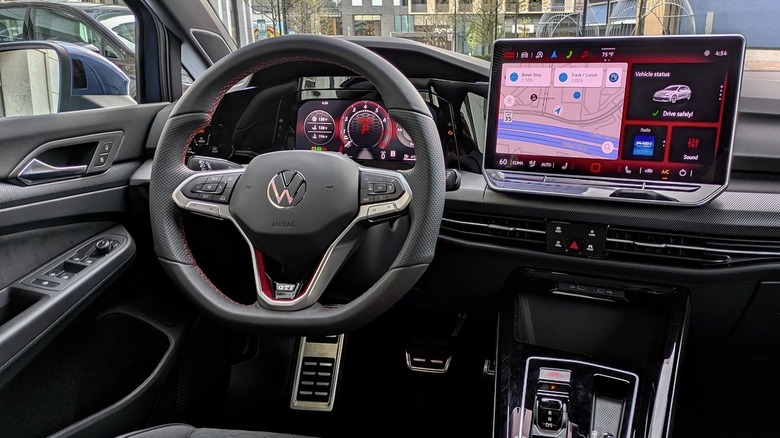 2025 Volkswagen Golf GTI interior.