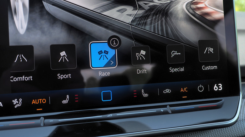2025 VW Golf R drive modes