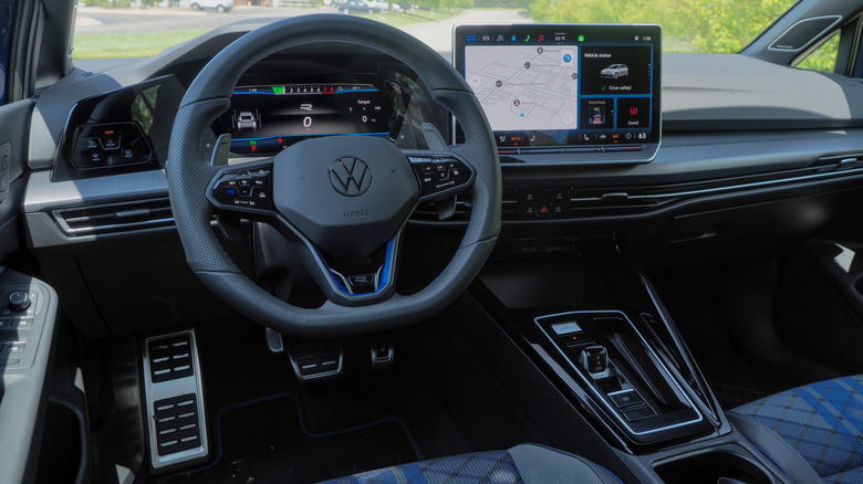 2025 VW Golf R dashboard viewed from driver's side