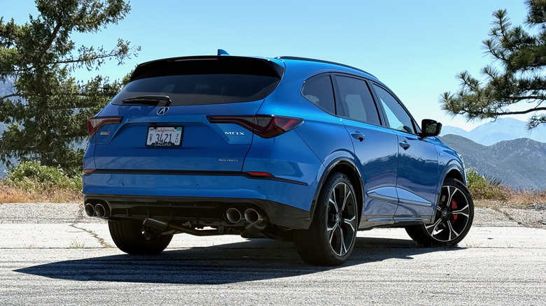2026 Acura MDX Type S parked in the mountains