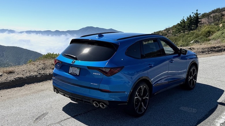 2026 Acura MDX Type S rear 3/4 view