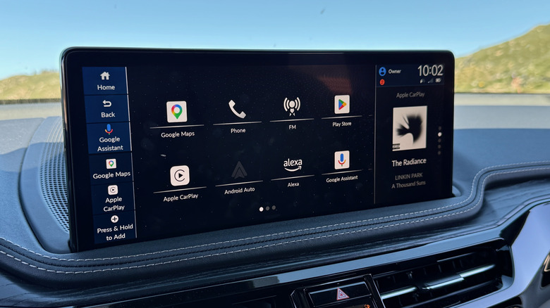 2026 Acura MDX Type S center touchscreen